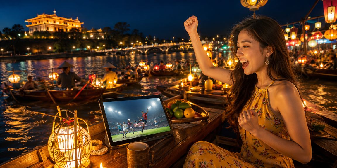 Người chơi tham gia cá cược tại chợ đêm Huế